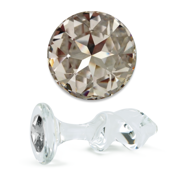 Clear Crystal Mini Twist Plug