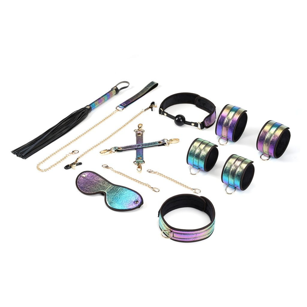 Vivid Rainbow 8Pcs Set Purple Glossy S