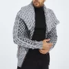 Men's Winter Sweater Casual Long Sleeve Knitted Sweater Turtleneck Zipper Cardigan Sweaters High Collar Knitwears Men's Coat 3XL - Image 3